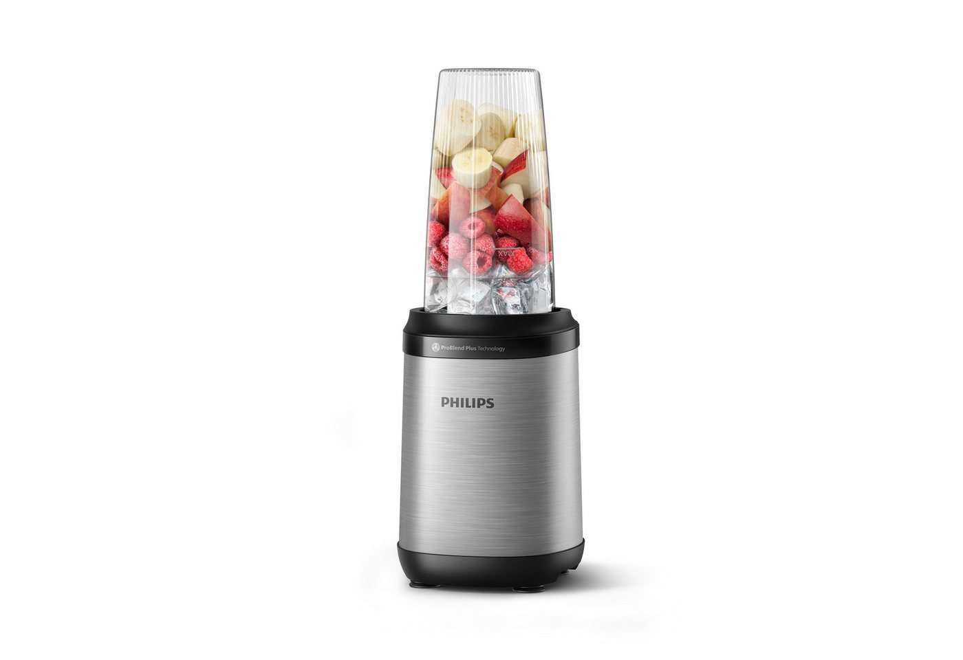 Philips Standmixer HR2764/00 5000 Series, mit ProBlend Plus-Technologie, 800 W, 700ml-Tritan-Becher, kompaktes Design, Edelstahl/Schwarz – Bild 2 von 5