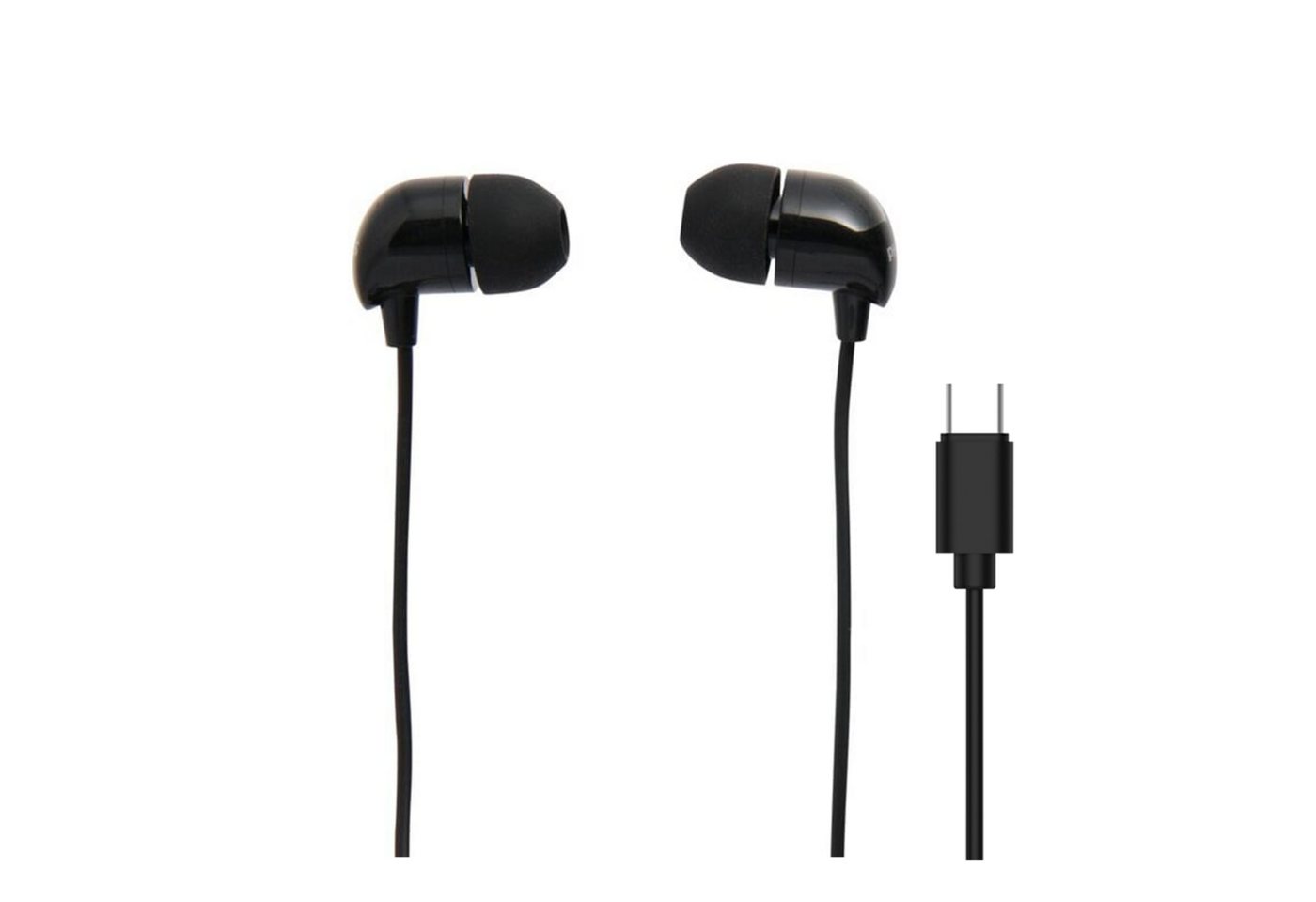 Philips TAE2146BK In-Ear-Kopfhörer (Clear Sound, Dynamische Bässe, Integriertes Mikrofon, USB-C, Schwarz) – Bild 4 von 5