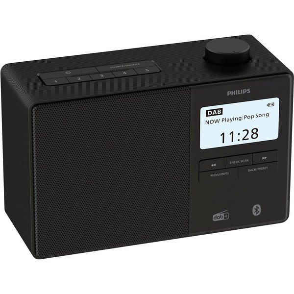 Philips TAR5600 Digitalradio (DAB) (Digitalradio (DAB), FM-Tuner, 5 W, UKW, USB, Bluetooth)