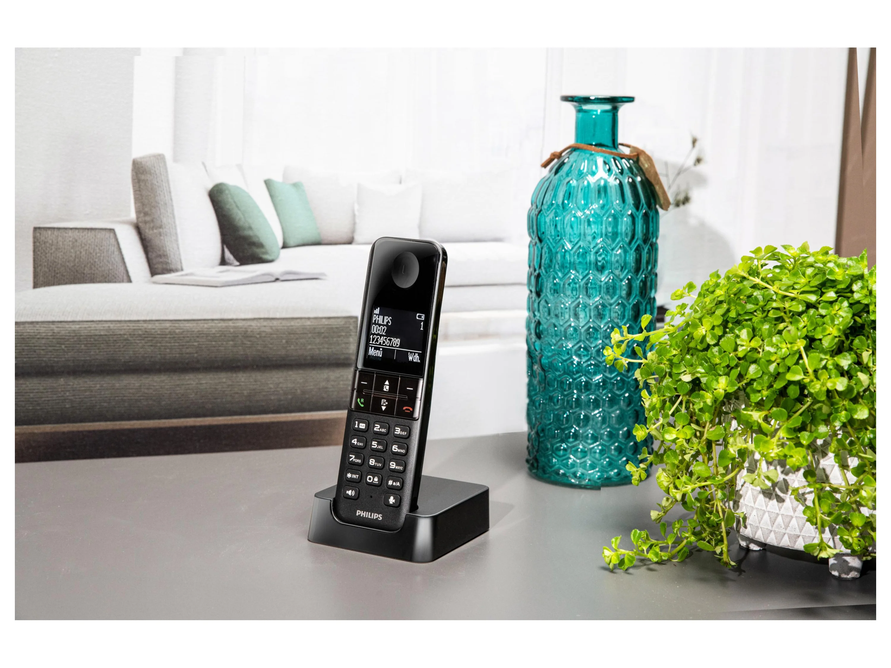 PHILIPS Telefon »D4701B/01«, Einzelgerät – Bild 2 von 2