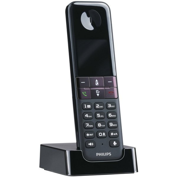 Philips Philips Telefon Schnurlos D4701B – Festnetztelefon Schnurlos DECT-Telefon
