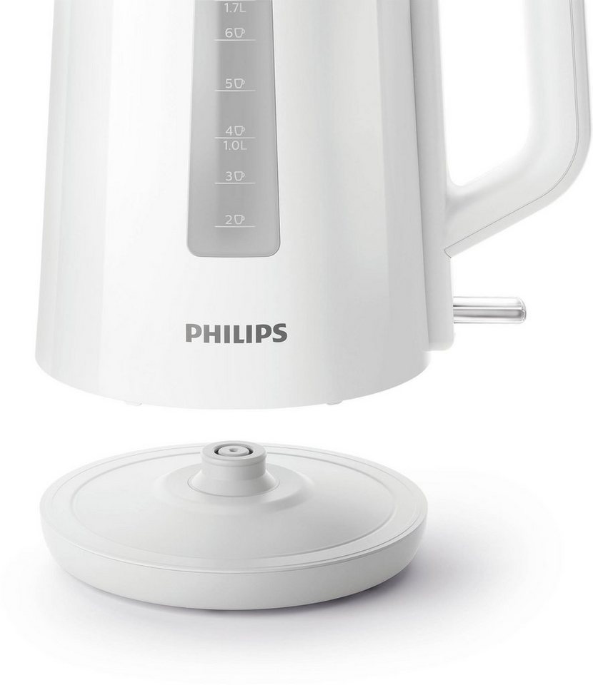 Philips Wasserkocher HD9318/00 Serie 3000, 1,7 l, 2200 W, Trockengehschutz – Bild 4 von 5
