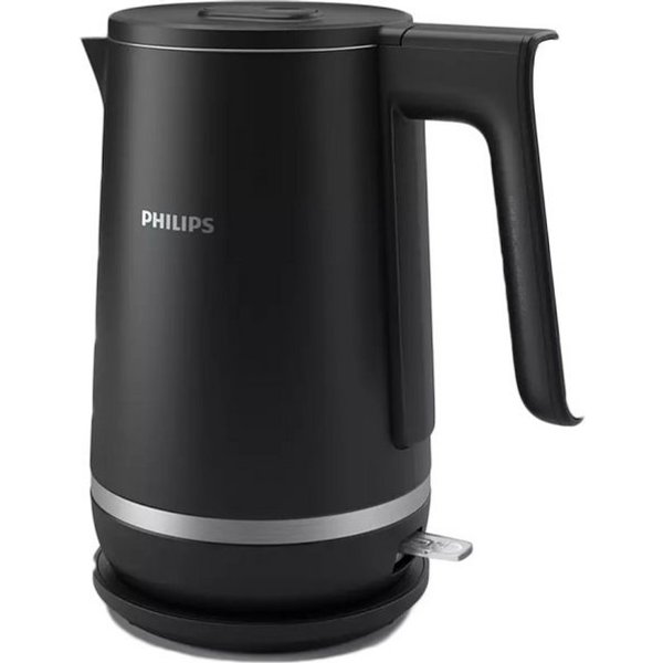 Philips Wasserkocher HD9396/90 7000 Series, doppelwandig, mit 6 Temperatureinstellungen, 1,7 l, 2200 W, aus lebensmittelechtem Edelstahl, mit Warmhaltefunktion
