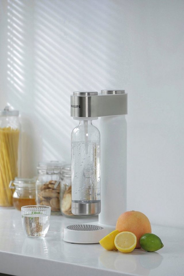 Philips Wassersprudler Viva, & CO2-Zylinder,1L Kunststoff-Flasche – Bild 2 von 3