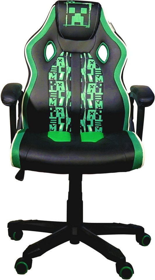 Phoenix Gaming-Stuhl (1 St), grüne Absetzungen, Racing Chair – Bild 3 von 5