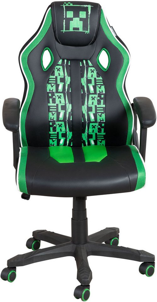 Phoenix Gaming-Stuhl (1 St), grüne Absetzungen, Racing Chair – Bild 4 von 5