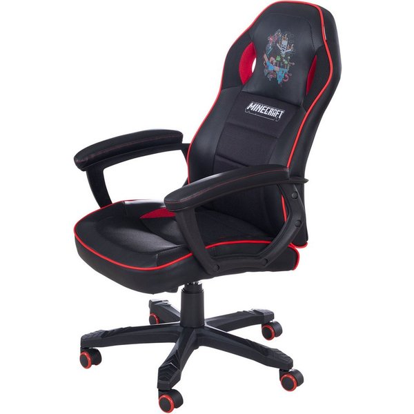 Phoenix Gaming-Stuhl (1 St), rote Absetzungen, Racing Chair