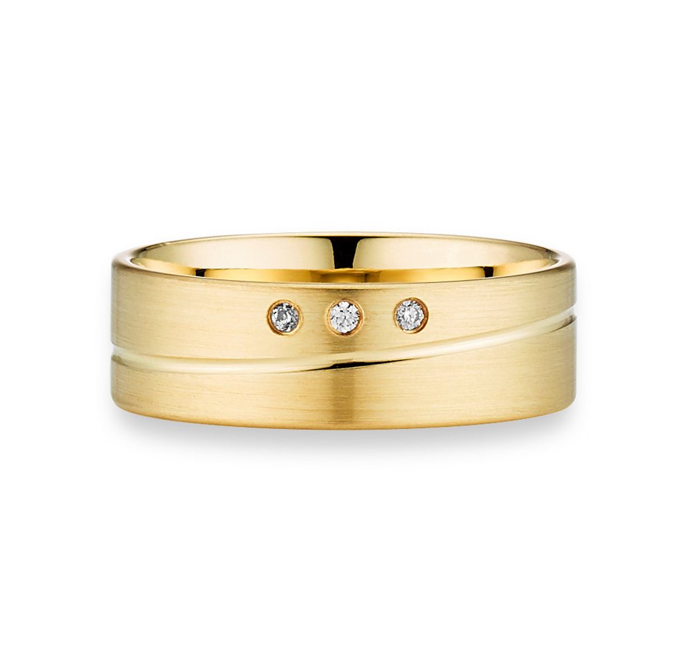 Phönix Trauring Schmuck Partnerring Ehering Verlobungsring Freundschaftsring, Made in Germany - wahlweise mit oder ohne Brillant – Bild 2 von 2