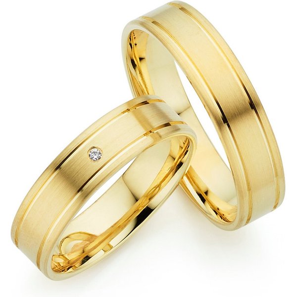 Phönix Trauring Schmuck Partnerring Ehering Verlobungsring Freundschaftsring, Made in Germany - wahlweise mit oder ohne Brillant