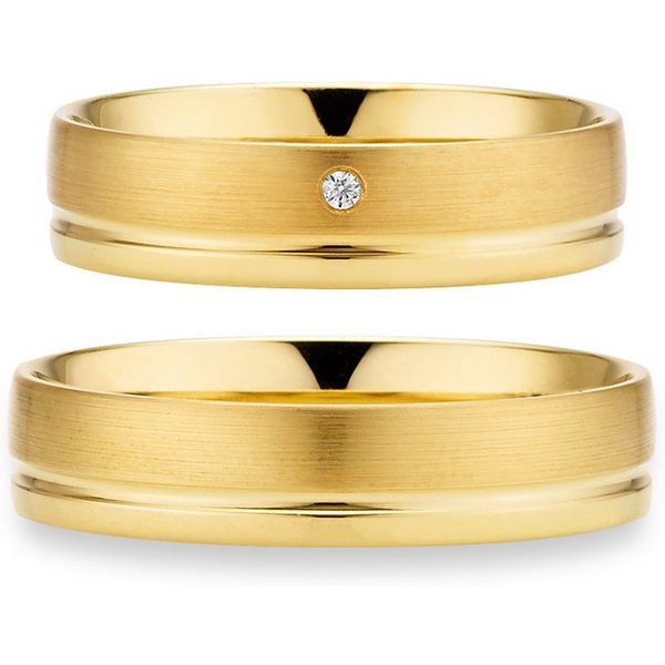Phönix Trauring Schmuck Partnerring Ehering Verlobungsring Freundschaftsring, Made in Germany - wahlweise mit oder ohne Brillant