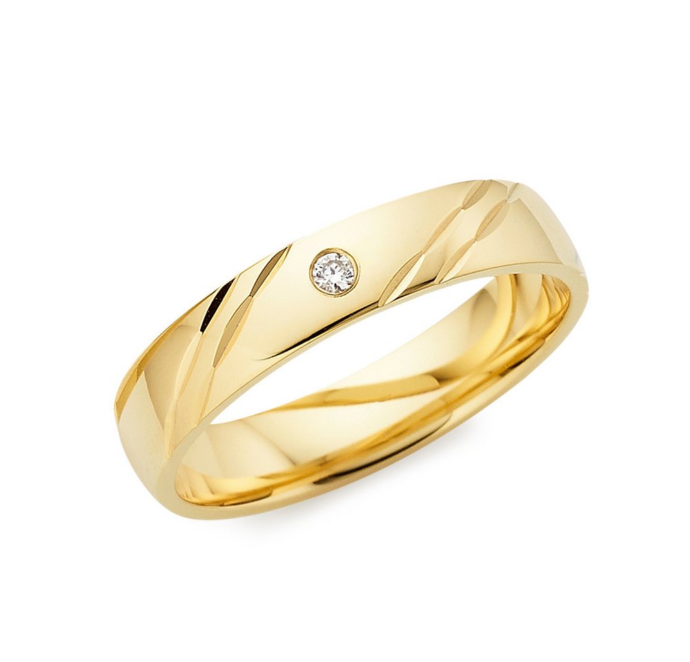Phönix Trauring Schmuck Partnerring Ehering Verlobungsring Freundschaftsring, Made in Germany - wahlweise mit oder ohne Brillant – Bild 2 von 2