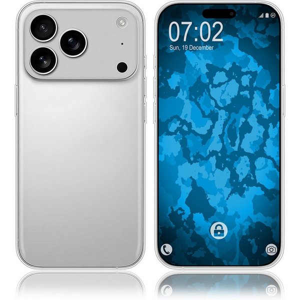 PhoneNatic Handyhülle kompatibel mit iPhone 17 Pro – Slim Case, stoßfest & kratzfest ca. 6,3 Zoll (iPhone 17 Pro), Alltagstauglich, Minimalistisches Design