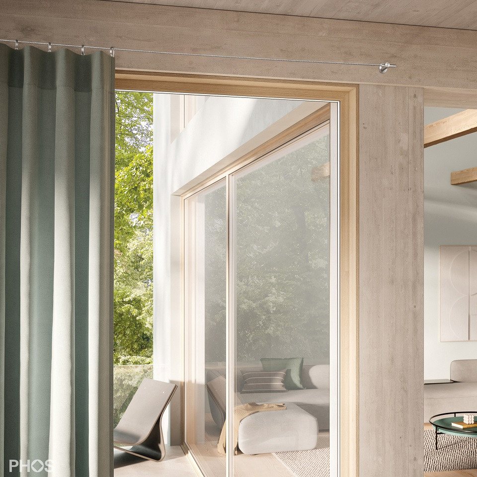 PHOS Design Seilspanngarnitur - Laterales Seilspannsystem aus Edelstahl zur Wand- oder Deckenmontage, kleiner Abstand: 4,4cm - Seil bis zu 5 Meter - 100% Made i – Bild 5 von 5