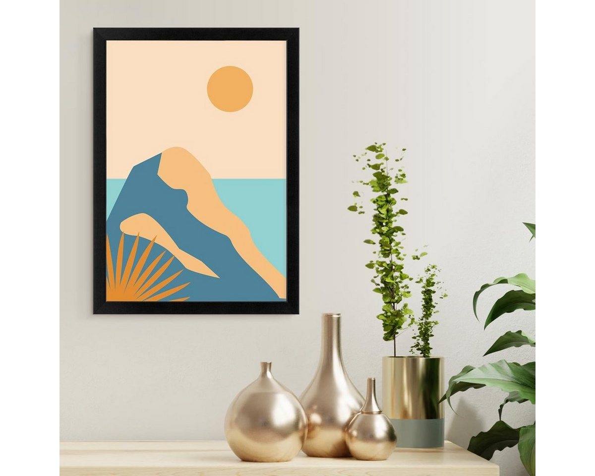 PHOTOLINI Bilderrahmen modern mit bruchsicherem Acrylglas, Holz MDF für Fotos & Poster, für 1 Bilder (1 Einzelrahmen), Posterrahmen 20x30 cm zum Aufhängen & Auf – Bild 2 von 5