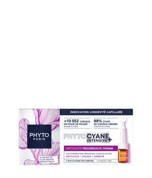 PHYTO PARIS Phytocyane Intensive+ Kur - Progressiver Haarausfall Frauen Haarkur · 12 Stk