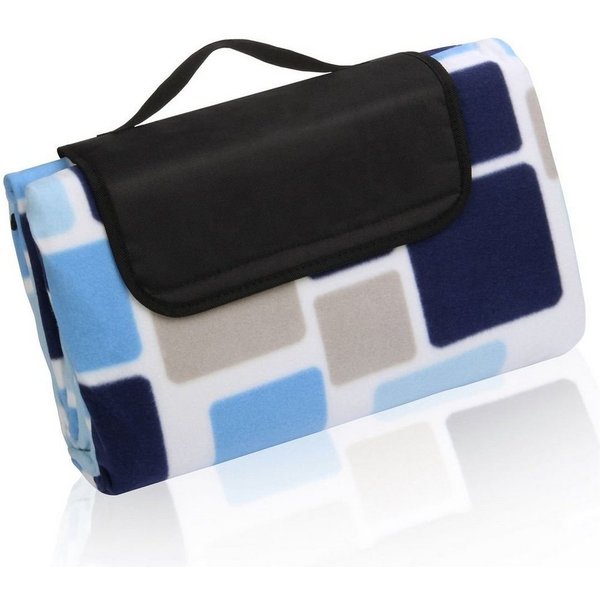 Picknickdecke yourGEAR Cube XL Picknickdecke 200x200 Camping Fleece Decke wasserdichte & isolierte Stranddecke, yourGEAR