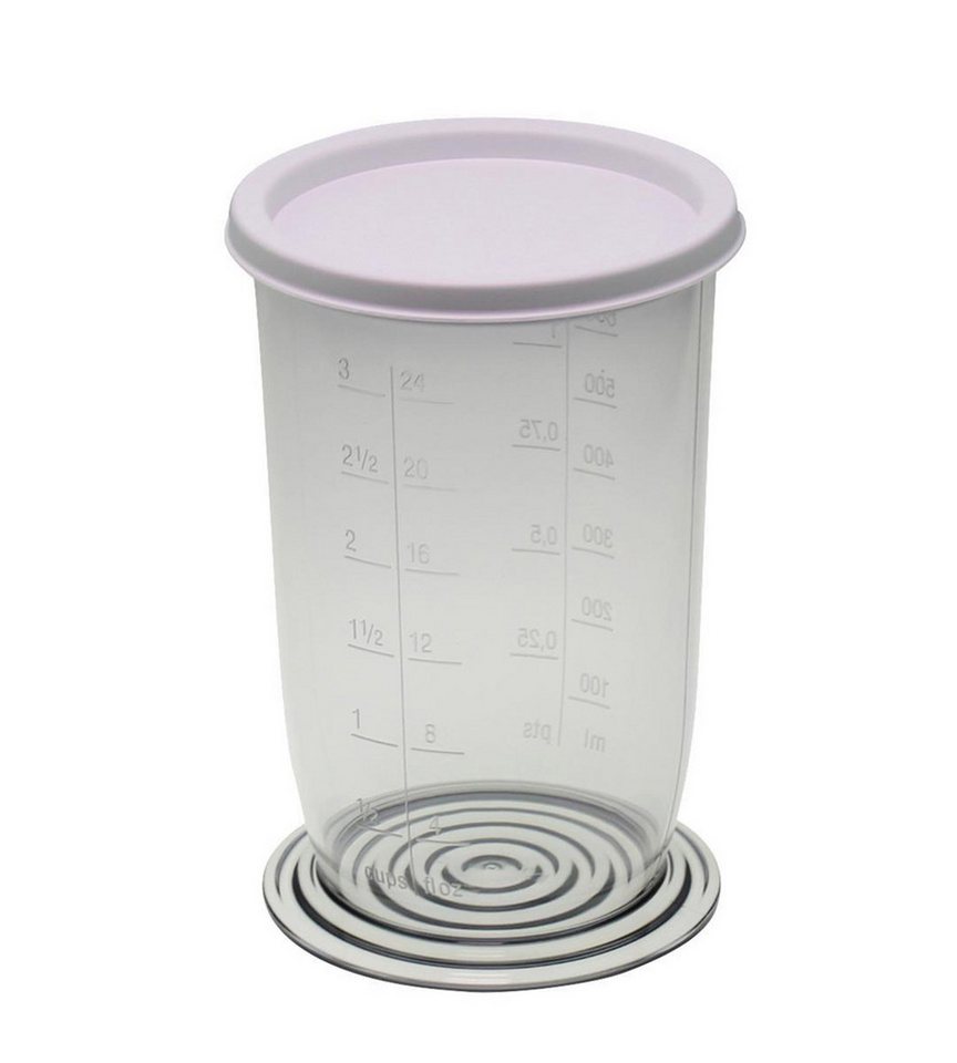Piebert Aufbewahrungssystem Universal-Messbecher mit Skala 21416 (H15,5 xØ 9 cm) 700 ml für Stab- – Bild 2 von 2