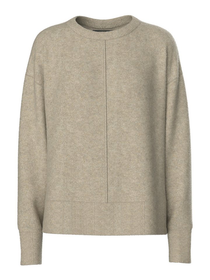 pieces Strickpullover PCMALOU LS O-NECK CUTLINE KNIT NOOS BC – Bild 4 von 5