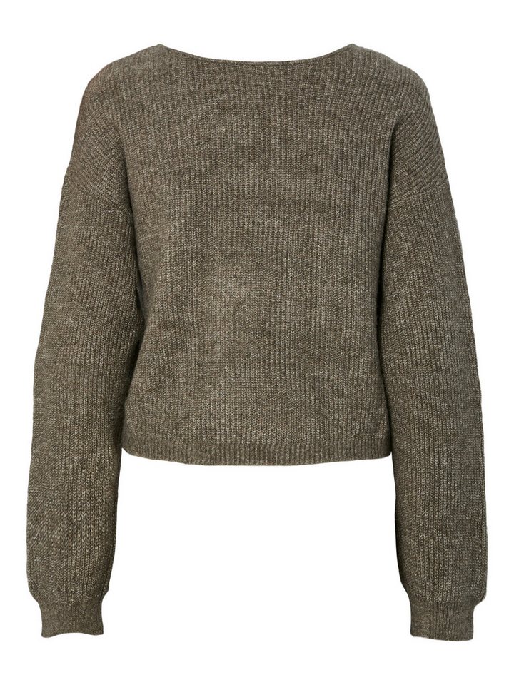 pieces Wickelpullover PCSILLY LS REV WRAP KNIT NOOS BC im Wickeldesign – Bild 3 von 3