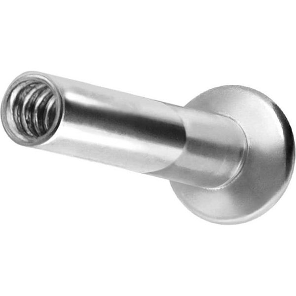 PIERCINGLINE Piercing-Set Titan Triple Piercing Mini Labret mit Innengewinde ohne Kugel (Labrets, 1-tlg)