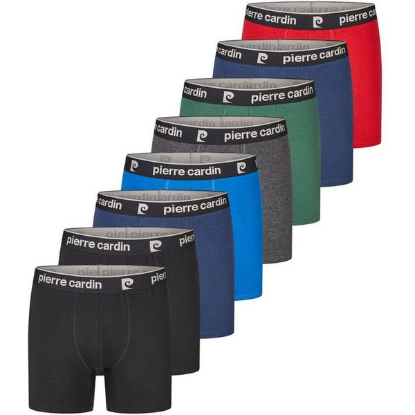 Pierre Cardin Boxershorts Herren Retroshorts 8er Pack Basic Trunks Regular Fit (Vorteilspack, 8-St) Unterhosen mit Stretch