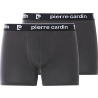 PIERRE CARDIN Herren Boxershorts, 2 Stück (Anthrazit, M)