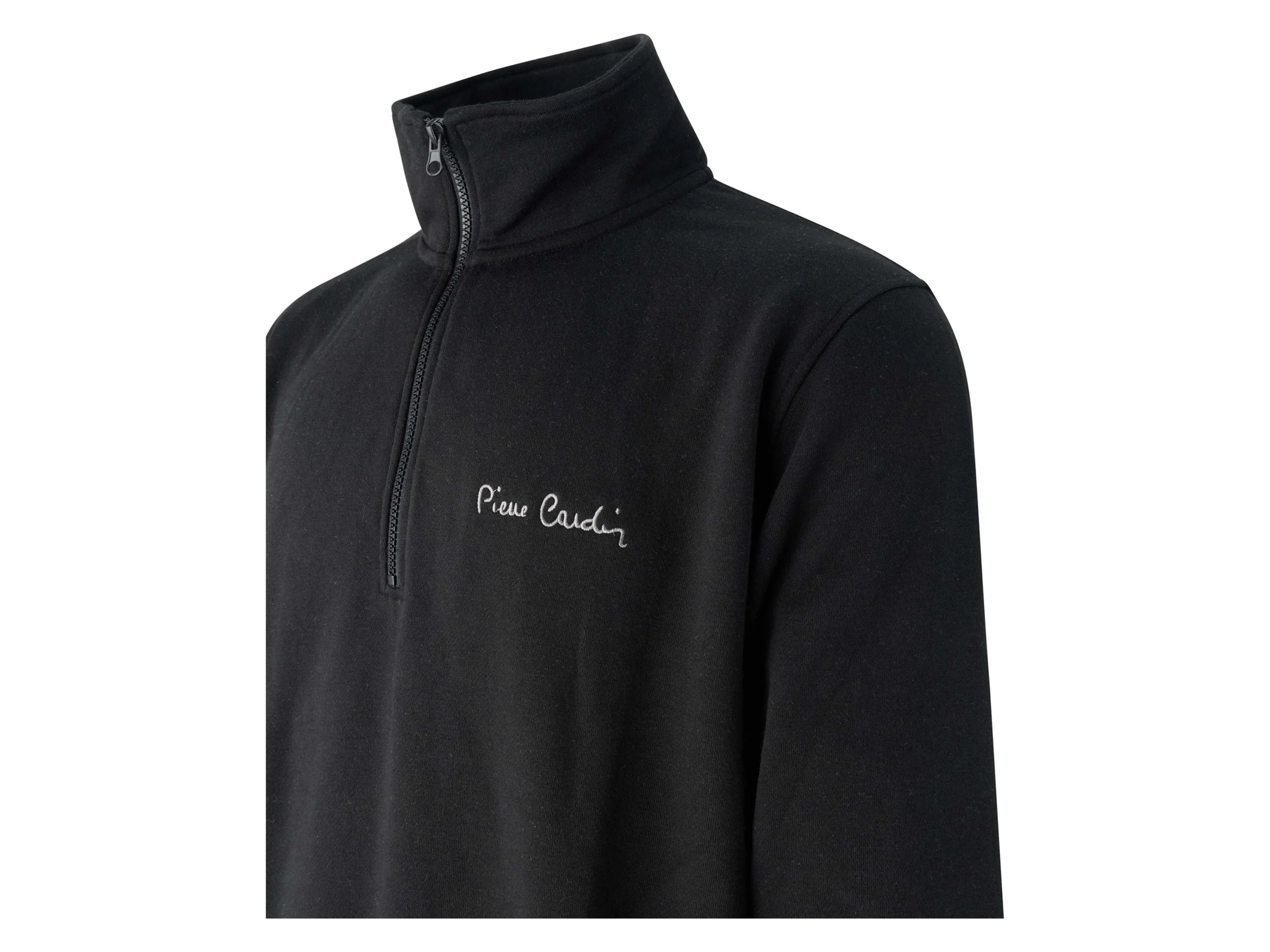 PIERRE CARDIN Herren Zip Troyer (Schwarz, XL) – Bild 2 von 3
