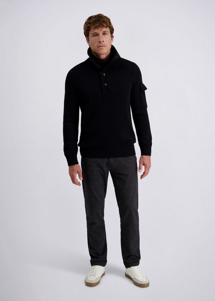 Pierre Cardin Rollkragenpullover mit Knopfleiste – Bild 4 von 5