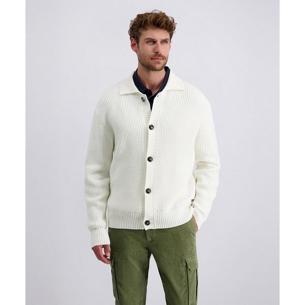 Pierre Cardin Strickjacke mit Rippbündchen