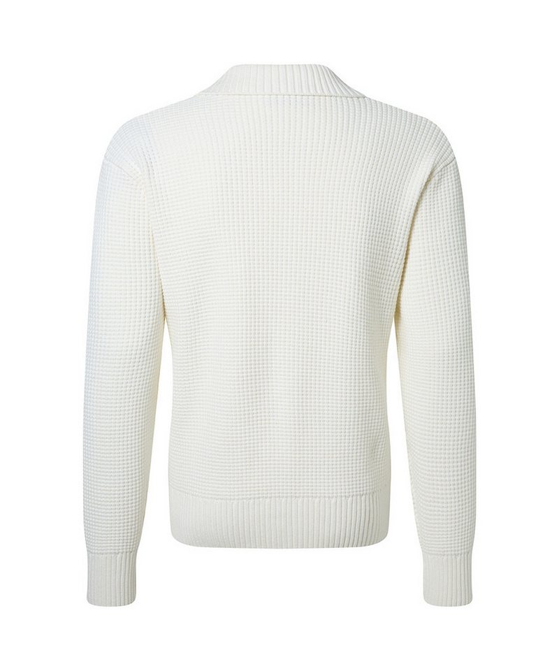 Pierre Cardin Strickjacke mit Rippbündchen – Bild 4 von 5