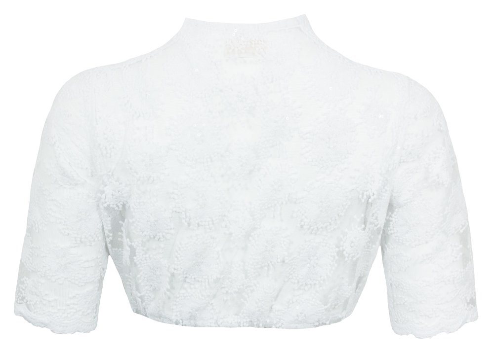 Pierre Marcel Die Bluse Dirndlbluse Pierre Marcel Damen Halbarm Spitzen Dirndlbluse Be – Bild 2 von 5