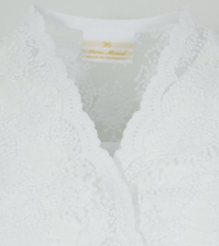 Pierre Marcel Die Bluse Dirndlbluse Pierre Marcel Damen Halbarm Spitzen Dirndlbluse Be – Bild 4 von 5