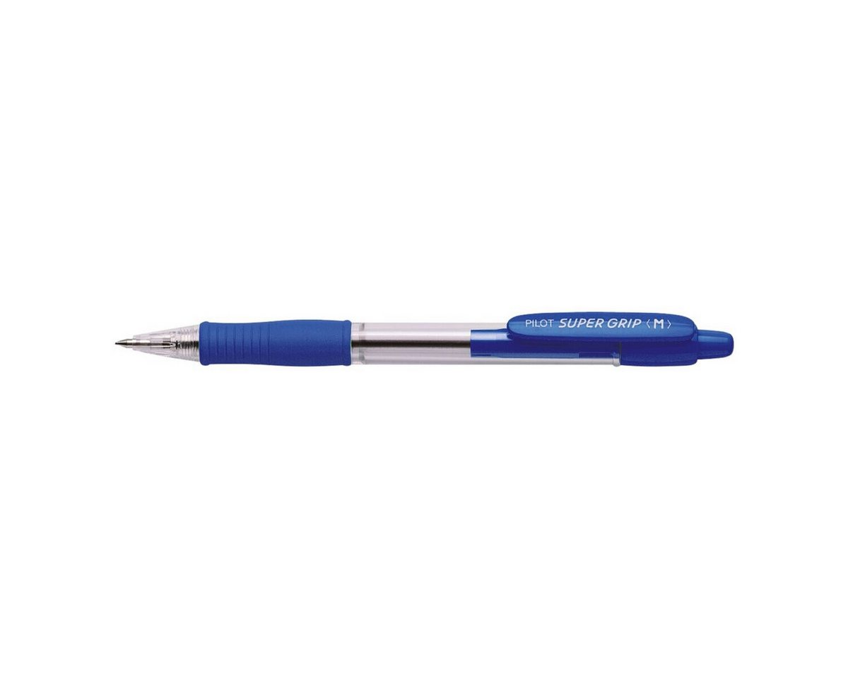 PILOT Kugelschreiber Super Grip M, Strichstärke 0,4 mm, mit Druckmechanik – Bild 2 von 2