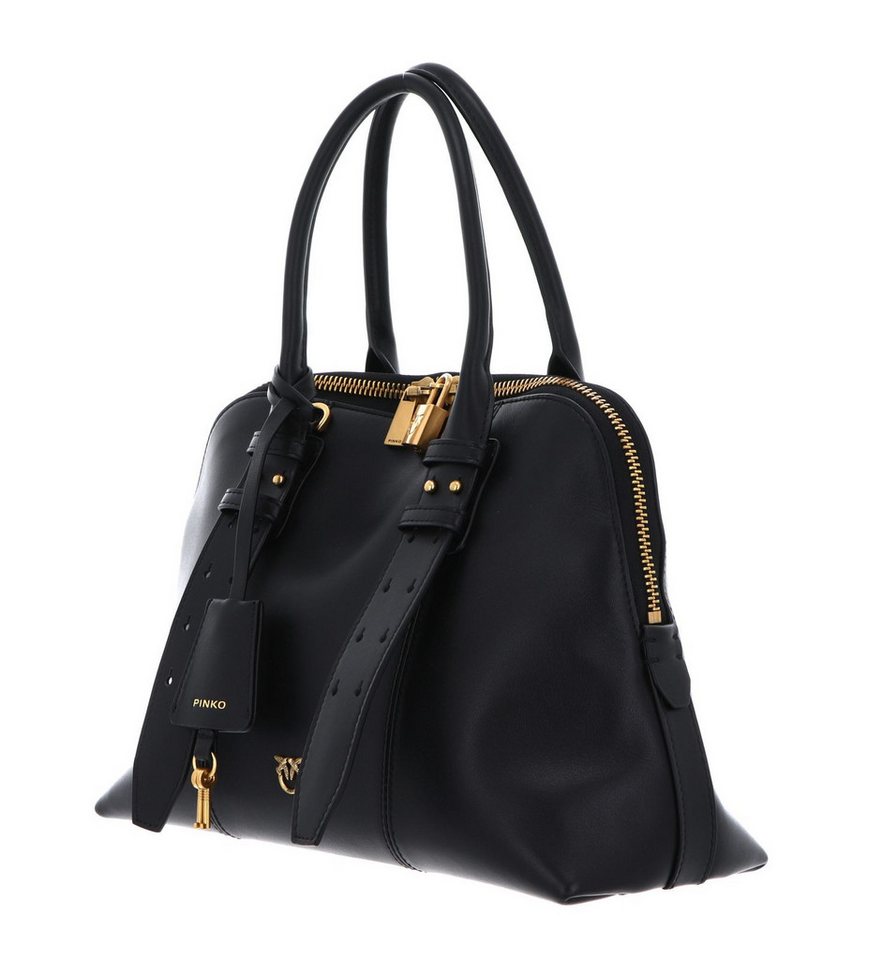 PINKO Handtasche Bowling Bag Vitello Mor – Bild 2 von 5
