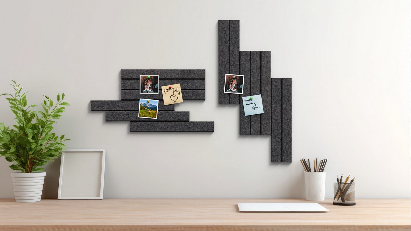 ALLboards Pinnwand ALLboards Filzpaneele, Filz-Korktafeln für die Wand – Bild 4 von 5