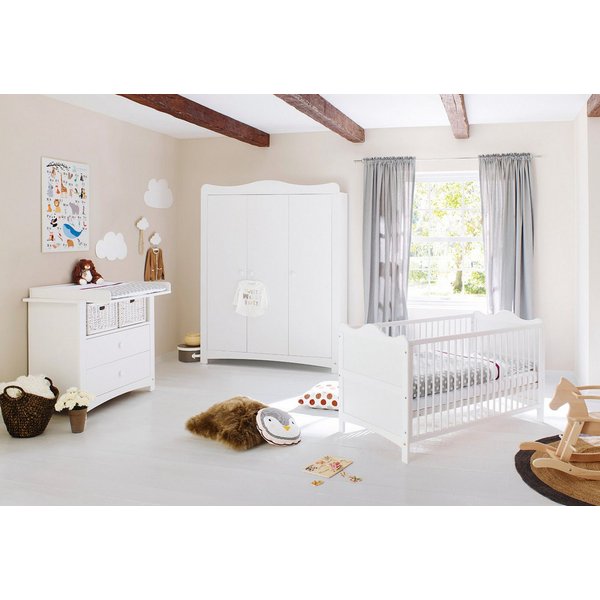 Pinolino® Babymöbel-Set Kinderzimmer-Set 'Florentina' breit groß, 3-tlg.