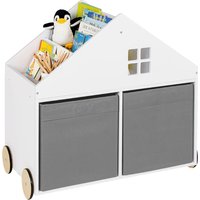 Pinolino Bücherregal Haus mit Rollen