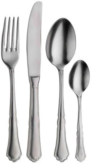 PINTINOX Besteck-Set Settecento Stone washed (30-tlg), 6 Personen, Edelstahl 18/10, Optik stonewashed – Bild 2 von 5