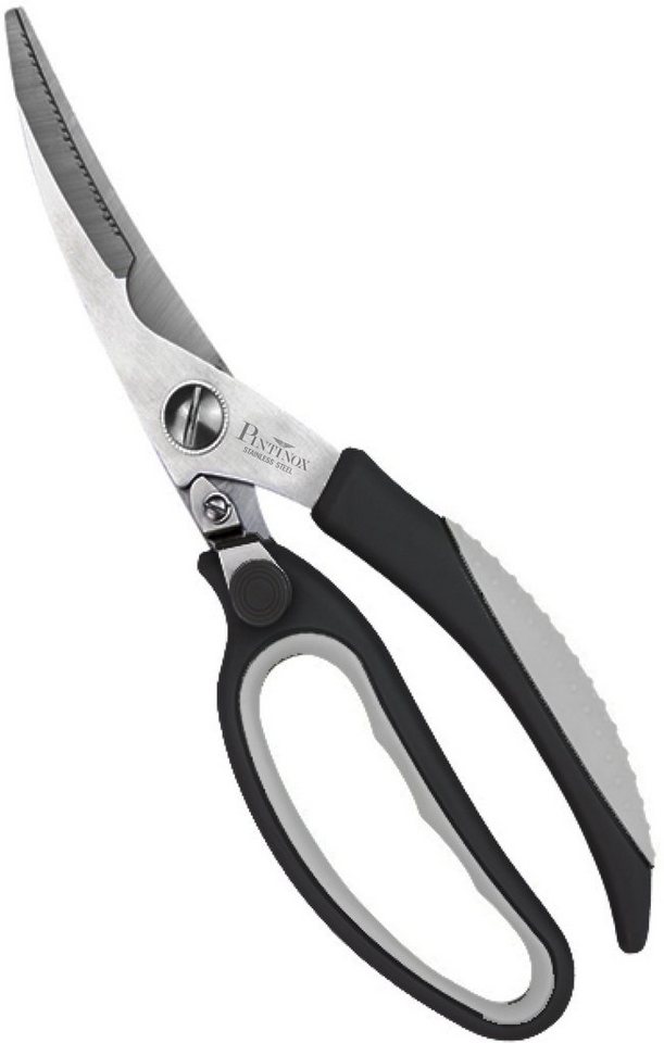 PINTINOX Geflügelschere Professional, (Set, 2-tlg), Set: Küchenschere und Geflügelschere, Edelstahl – Bild 3 von 3