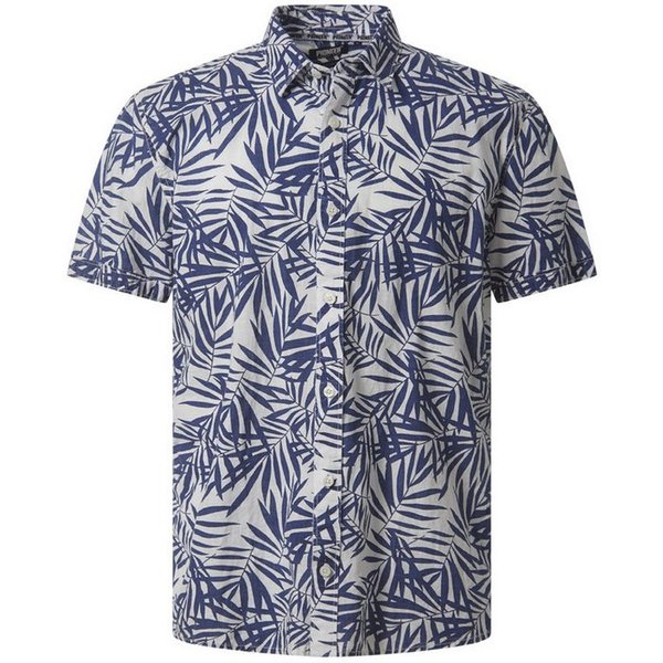 Pioneer Authentic Jeans Kurzarmhemd mit All-Over Print