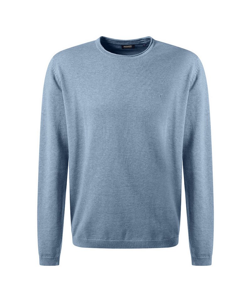 Pioneer Authentic Jeans Rundhalspullover mit Rollkante – Bild 5 von 5