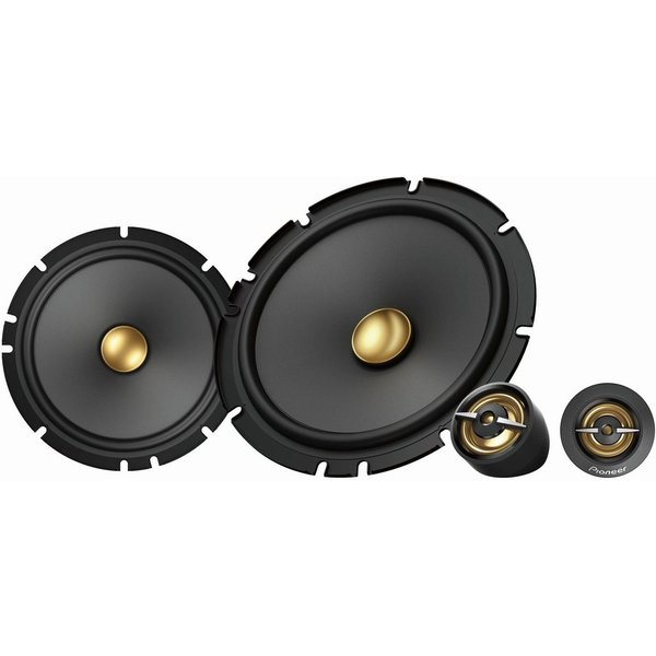 Pioneer TS-A1601C, 16,5cm 2-Wege Lautsprecher Komponentensystem Auto-Lautsprecher (80 W)
