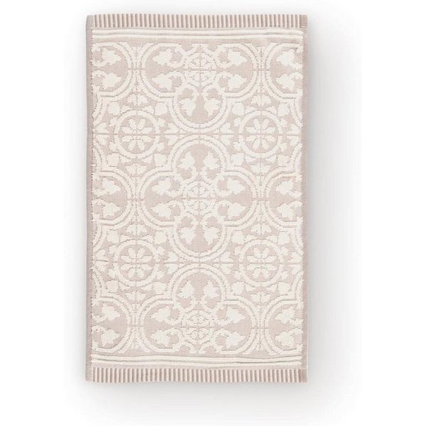 PiP Studio Gästehandtuch Tile de Pip Gästehandtuch khaki 30x50cm (1 Stück), 100% Baumwolle (225545)