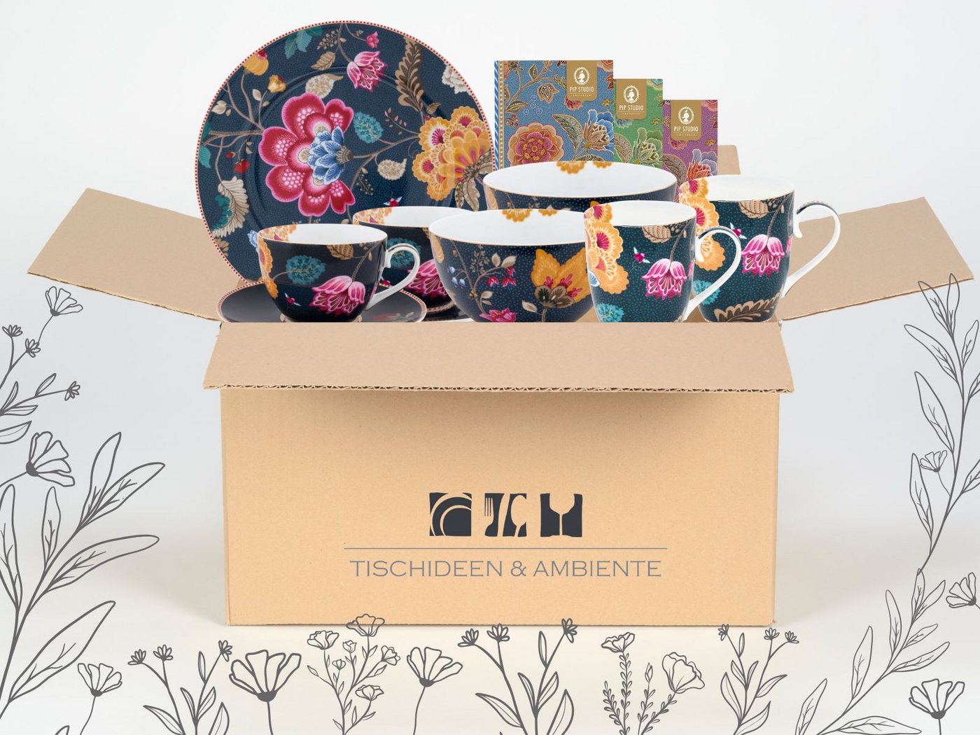 PiP Studio Geschenkbox Geschenkbox Fantasy Blue 7tlg – Bild 2 von 4