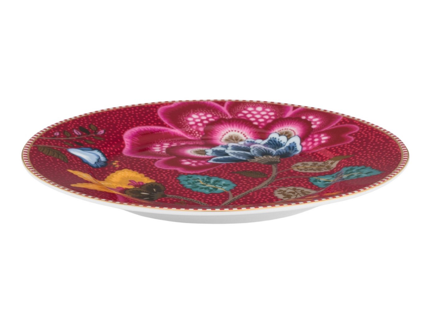 PiP Studio Teller Blooming Tales Fantasy Dark Red Teller 17cm – Bild 2 von 3