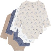 Pippi 4er-Pack Wickelbody langarm