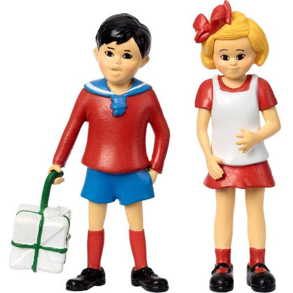 Pippi Langstrumpf Puppenhausmöbel Tommy & Annika Figurenset Mädchen (3tlg)
