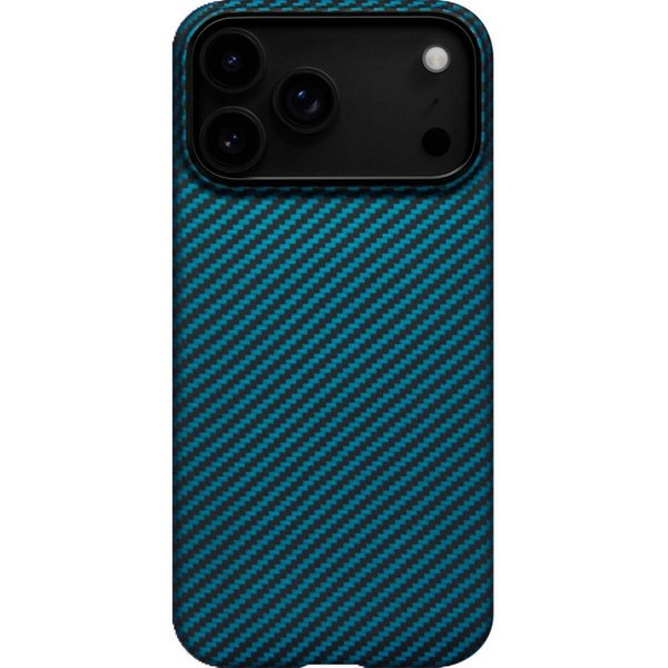 Pitaka Smartphone-Hülle Ultra-Slim Case for iPhone 17 Pro Blue/Grey Twill