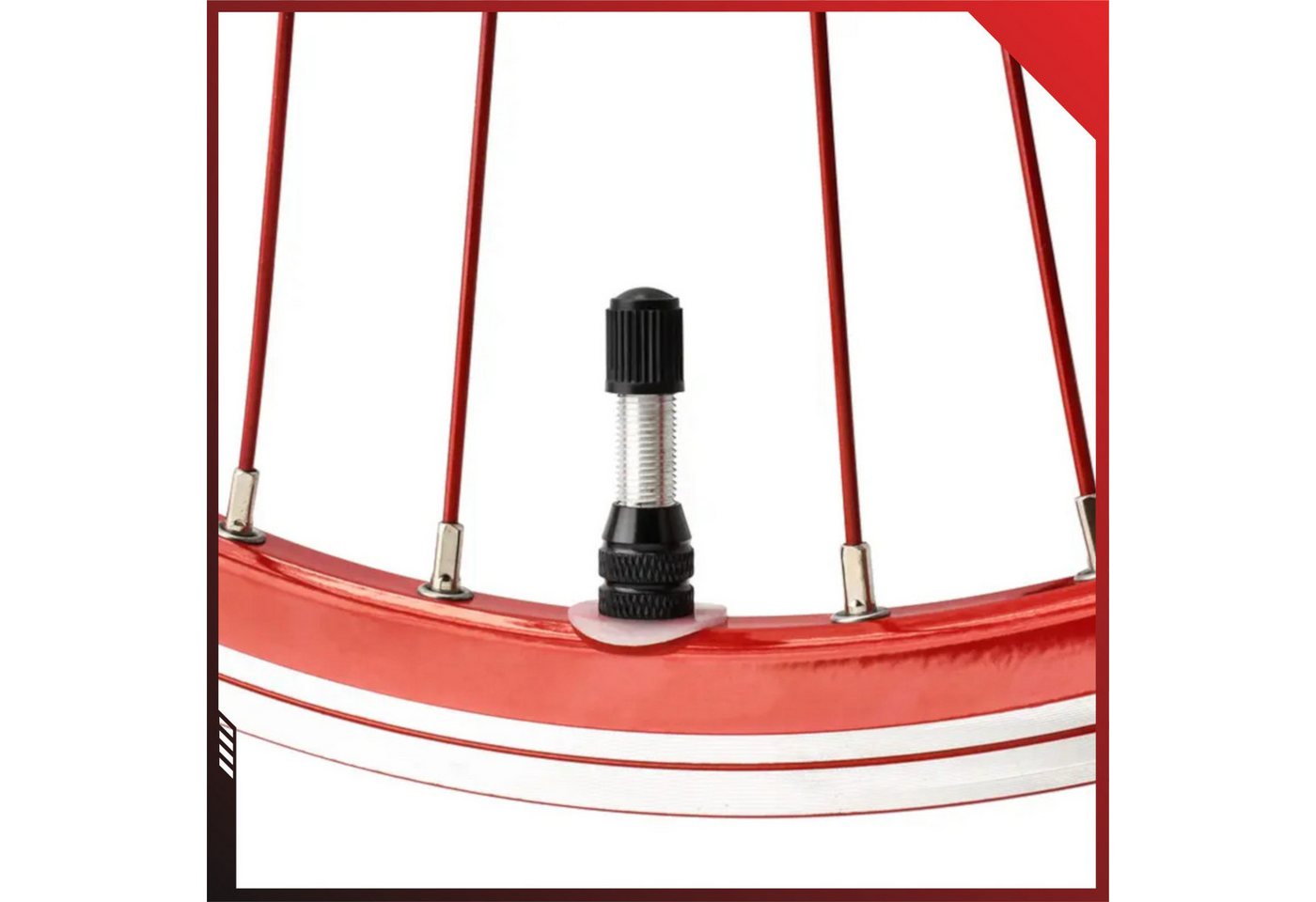 Pitlane Performance Ventilkappe Fahrrad Ventilkappen 10er-Set Robuste Ventil Kappen, (10-St., für Rennrad, E-Bike, City- & Trekkingrad), Dunlop- & Presta-Ventil – Bild 3 von 5