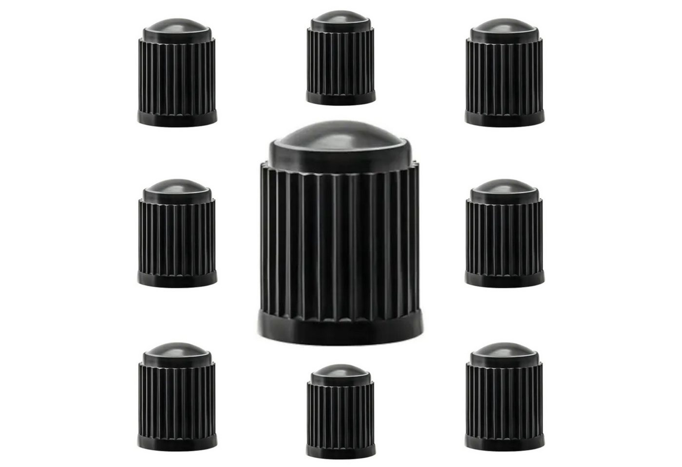 Pitlane Performance Ventilkappe Fahrrad Ventilkappen 10er-Set Robuste Ventil Kappen, (10-St., für Rennrad, E-Bike, City- & Trekkingrad), Dunlop- & Presta-Ventil – Bild 5 von 5